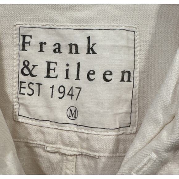 Frank & Eileen Luke Button Down Shirt Men’s Size Medium Distressed Light Pink - Picture 5 of 13